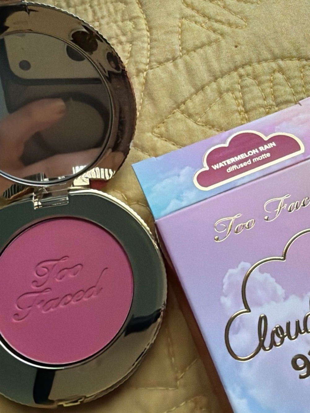 Too Faced Cloud Crush Blush — Watermelon Rain Pink